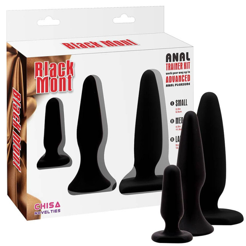 BlackMont Kit plugs en silicone Black Mont x3
